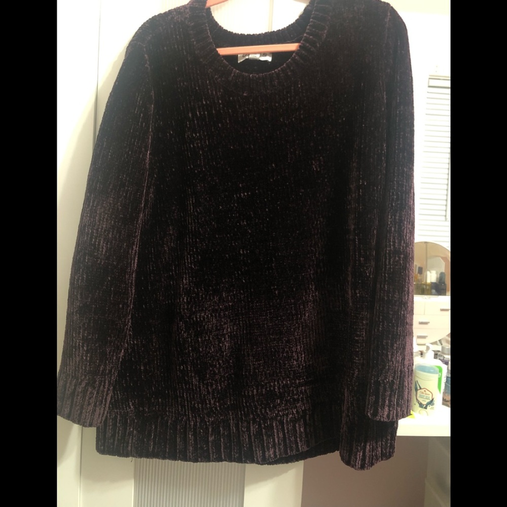Purple Knit Sweater
